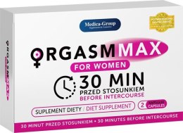 KAPSUŁKI NA POPRAWĘ LIBIDO ORAZ ORGAZM OrgasmMax for Women-2 szt