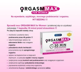 KAPSUŁKI NA POPRAWĘ LIBIDO ORAZ ORGAZM OrgasmMax for Women-2 szt