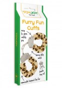 Kajdanki-FURRY FUN CUFFS LEOPARD PLUSH