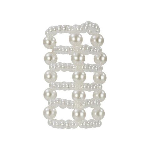 Pierścień-BASIC ESSENTIALS PEARL RING LARGE