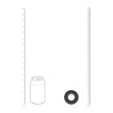 Liquid Silicone Cockring - M - Black