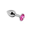 Mini Metal Butt Plug S pink