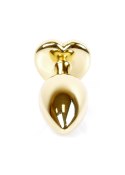 MyLove Toys - Jewellery Gold Heart PLUG- Purple