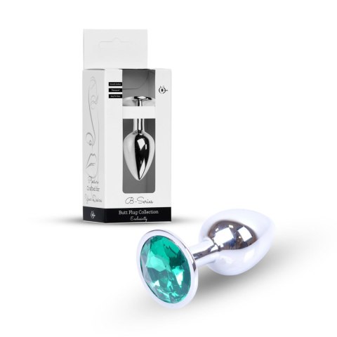 Plug-Jewellery Silver PLUG- Green