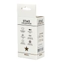 Star Collection - Pink Silicone Anal Plug S - Light Blue Stone