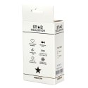 Star Collection - Silver Metal Anal Plug M - Pink Stone