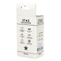 Star Collection - Silver Metal Anal Plug S - Purple Stone