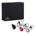 Jewellery - Silver Heart PLUG - SET