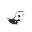 Metal Butt Plug M Vibrator USB - Remote Control