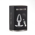 Metal Butt Plug M Vibrator USB - Remote Control