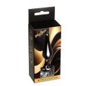 MyLove Toys - Jewellery Dark Silver BUTT PLUG- Clear