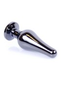 MyLove Toys - Jewellery Dark Silver BUTT PLUG- Light Blue