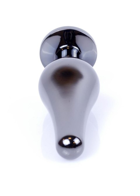 MyLove Toys - Jewellery Dark Silver BUTT PLUG- Light Blue