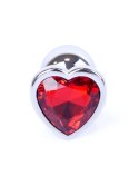 MyLove Toys - Jewellery Silver Heart PLUG- Red