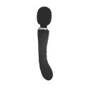 Black clitoral and G-spot vibrator