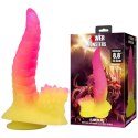 Power Monsters Flamebeast - 22.5 cm Rippled Monster Silicone Dildo