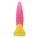 Power Monsters Flamebeast - 22.5 cm Rippled Monster Silicone Dildo