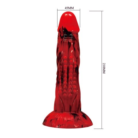 Power Monsters Minotaur - 21 cm Rippled Monster Silicone Dildo