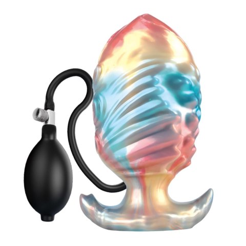 Power Monsters Ebon Leviathan - 18 cm Rippled Monster Silicone Dildo