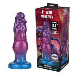Power Monsters Rift Titan - 24 cm Rippled Monster Silicone Dildo