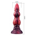 Power Monsters Savage Beastlord - 24 cm Rippled Monster Silicone Dildo