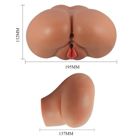 LUNA, Double-entry masturbator's realistic vagina or anus