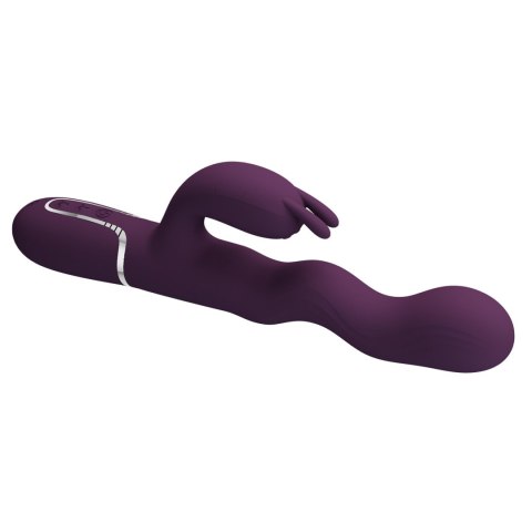 Pretty Love Laursen Dark Purple Waving & Vibrating Rabbit Vibrator