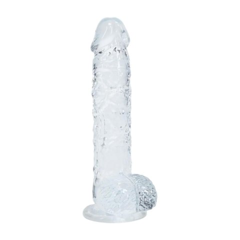 Realistic Dildo with Balls - 5" / 12,7 cm - Transparent