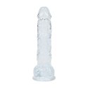 Realistic Dildo with Balls - 5" / 12,7 cm - Transparent