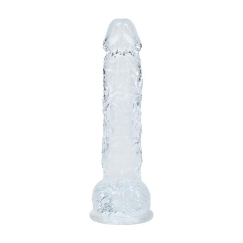Realistic Dildo with Balls - 5" / 12,7 cm - Transparent