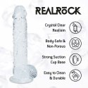Realistic Dildo with Balls - 5" / 12,7 cm - Transparent