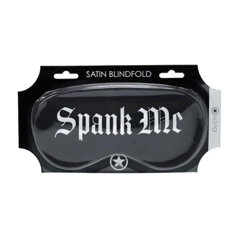 Spank Me - Printed Satin Mask