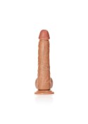 Straight Realistic Dildo Balls Suction Cup - 10""""/ 25,5 cm
