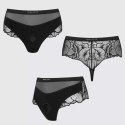 HARNESS LINGERIE SUBLIME - S - BLACK