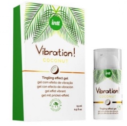 Żel Wibrujący o smaku kokosa -Vibration Coconut Oil Vegan 15ml