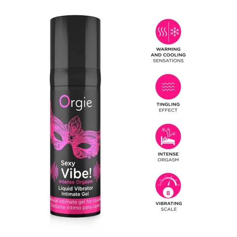 Wibrator w płynie, moc 8/10 -SEXY VIBE! INTENSE ORGASM