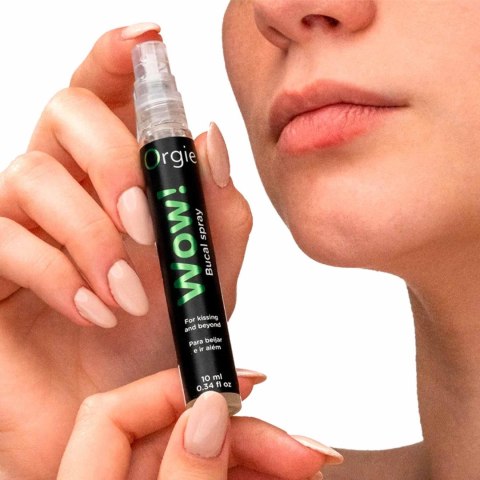 Wibrujący spray do seksu oralnego o smaku mięty -WOW! BLOWJOB SPRAY - 10 ML