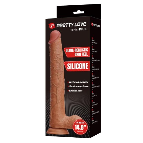 Pretty Love Torin-PLUS - Realistic Silicone Dildo 14.8"