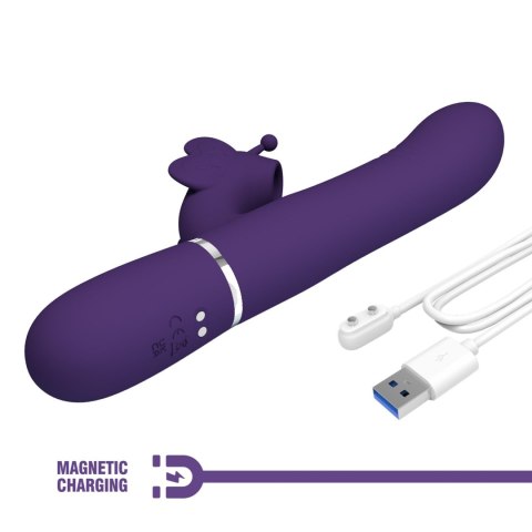 Pretty Love Twinkled Tenderness Purple - Rabbit Vibrator