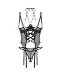 Dominna gorset i stringi otwarte L/XL