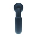 Metal and Silicone Cockring - Black