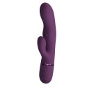 Pretty Love Zach Purple - Four-Sided Thumping Rabbit Vibrator