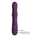 Pretty Love Zach Purple - Four-Sided Thumping Rabbit Vibrator