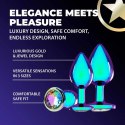 Venice Collection - Metal Anal Plug Set - Iridescent