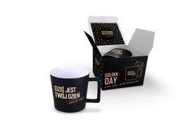 GOLDEN DAY - Zestaw kubek 350ml + kartka - Twój Dzień