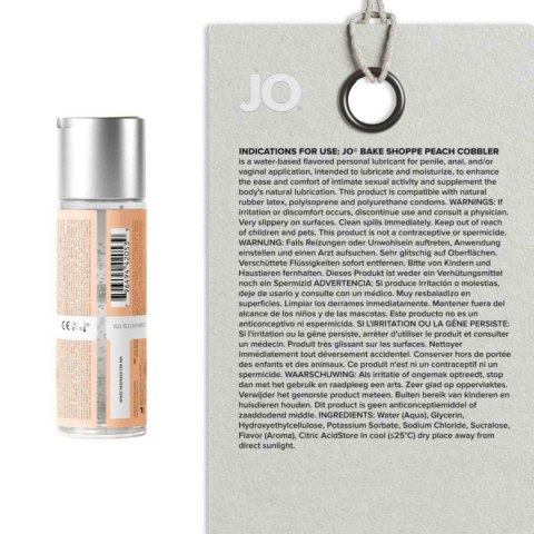 System JO - JO Bake Shoppe Peach Cobbler Lubricant 60 ml