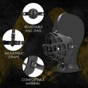 Muzzle with Removable Ball Gag - Black