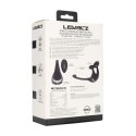 Remote Control Vibrating Silicone Tri O Cockring with Prostate Stimulator - Black