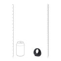 Silicone Cock and Ball Harness - Black