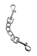 Anonymo handcuffs, PU leather, print, 19.5 cm